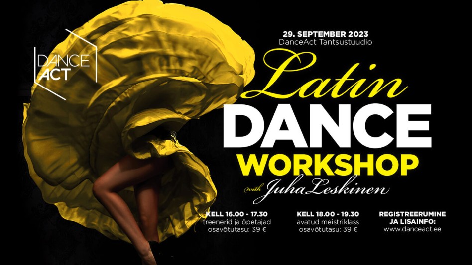 LATIN DANCE WORKSHOP 29. SEPTEMBER | Juha Leskinen