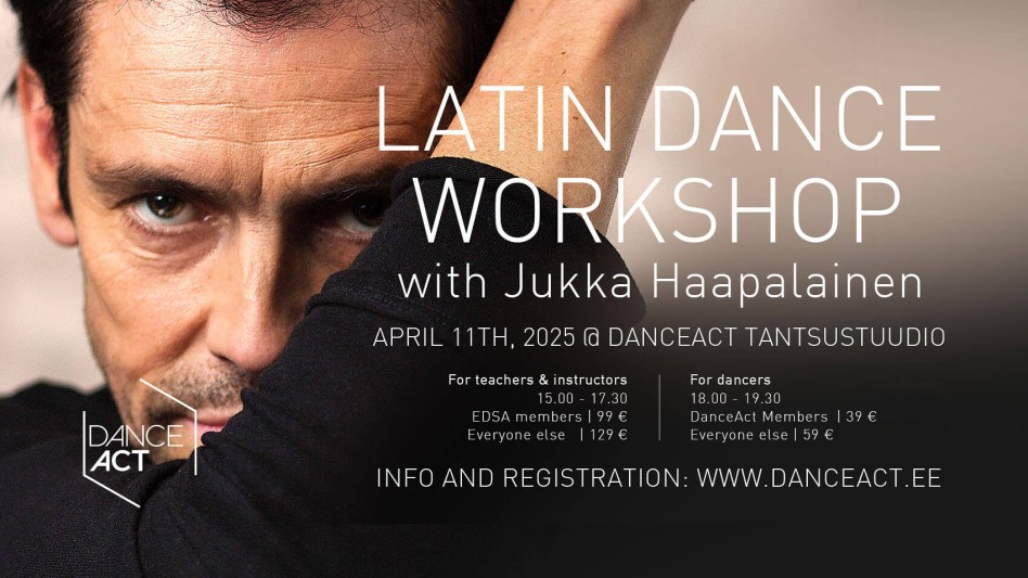 Latin Dance Workshop with Jukka Haapalainen – 11. aprill 2025